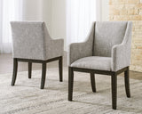 Burkhaus Beige/Dark Brown Dining Table and 8 Chairs (Online Special Price) - Ornate Home