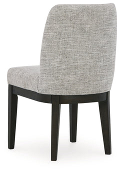 Burkhaus Beige/Dark Brown Dining Table w/ 6 Chairs - Ornate Home