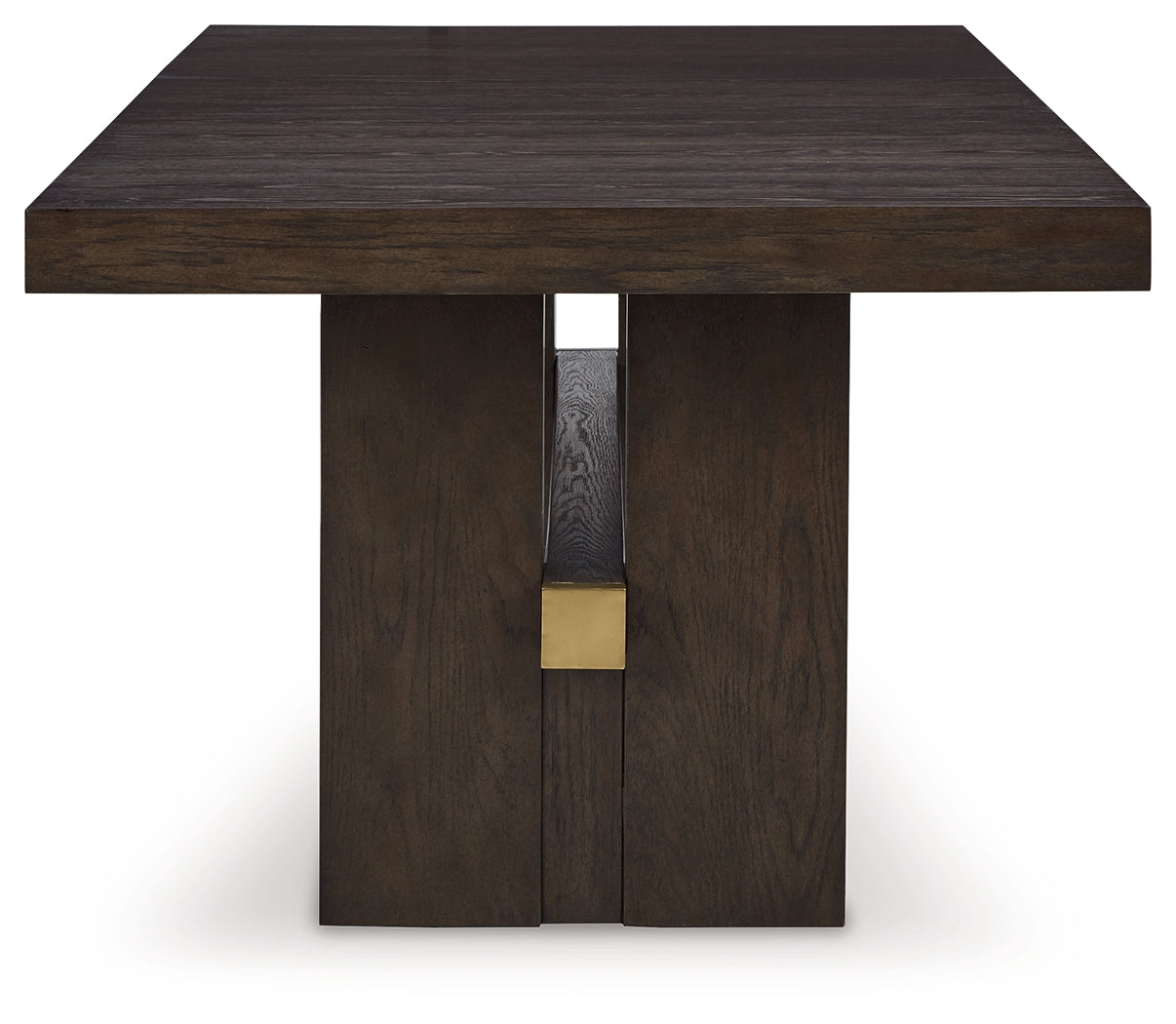 Burkhaus Beige/Dark Brown Dining Table with 6 Chairs (Online Special Price) - Ornate Home