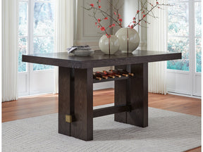 Burkhaus Brown Counter Height Dining Table (Online Special Price) - Ornate Home