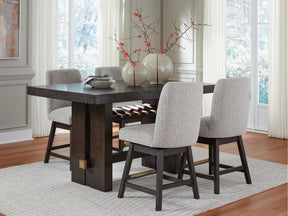 Burkhaus Counter Height Dining Table and 4 Barstools (Online Special Price) - Ornate Home