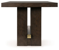 Burkhaus Dark Brown Counter Height Dining Table - Ornate Home