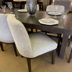Burkhaus Dark Brown Dining Room Set / 10 pc (6 side chairs) - Ornate Home