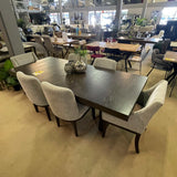 Burkhaus Dark Brown Dining Room Set / 7pc (4 side chairs) (Online Special Price) - Ornate Home