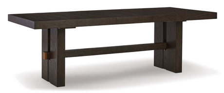 Burkhaus Dark Brown Dining Room Set / 7pc (4 side chairs) - Ornate Home