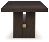 Burkhaus Dark Brown Dining Table and 4 Chairs (Online Special Price) - Ornate Home