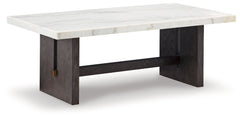 Burkhaus White Coffee Table - Ornate Home