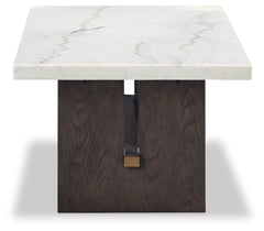 Burkhaus White Coffee Table and 2 Ends - Ornate Home