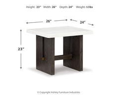 Burkhaus White Coffee Table and 2 Ends - Ornate Home