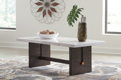 Burkhaus White Coffee Table and 2 Ends - Ornate Home