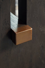 Burkhaus White/Dark Brown End Table - Ornate Home