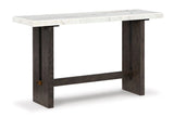 Burkhaus White/Dark Brown Sofa Table (Online Special Price) - Ornate Home