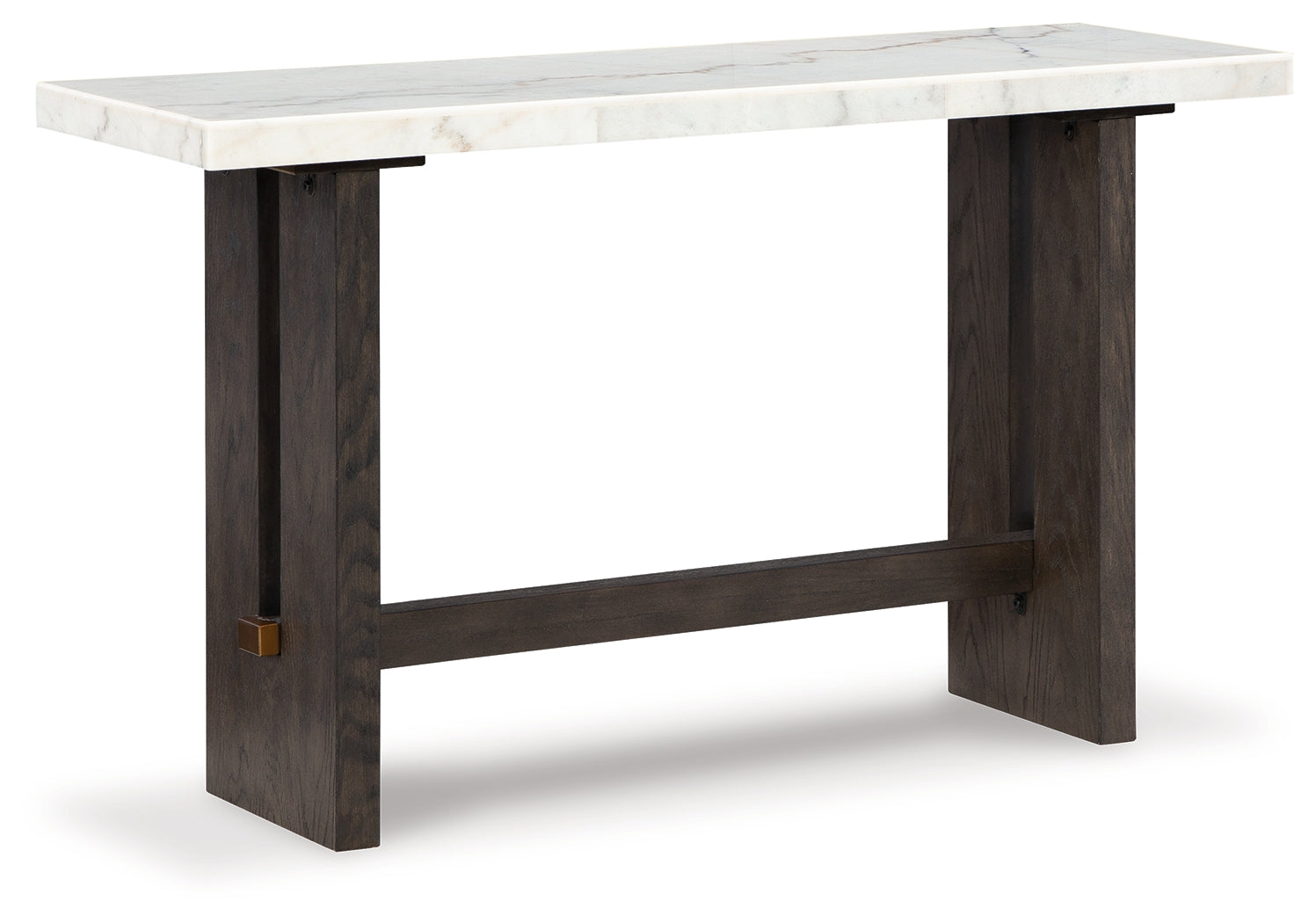 Burkhaus White/Dark Brown Sofa Table (Online Special Price) - Ornate Home