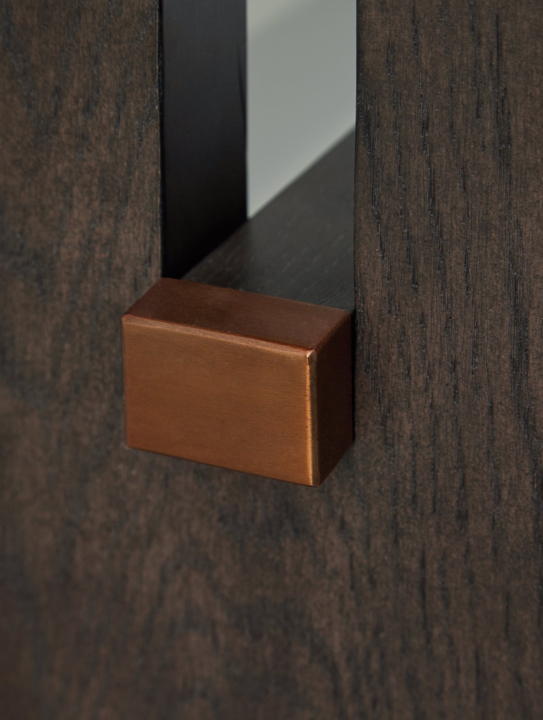 Burkhaus White/Dark Brown Sofa Table - Ornate Home