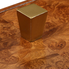 Burl Haven Brass/Brown Box - Ornate Home