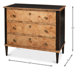 Burl Honey/Oak Chest
