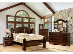Burleigh Cherry 5 Pc. Queen Bedroom Set w/ 2NS - Ornate Home
