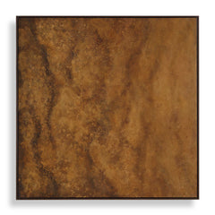 Burn Brown/Woodtone Hand Painted Canvas - Ornate Home