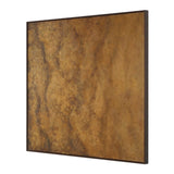 Burn Brown/Woodtone Hand Painted Canvas - Ornate Home