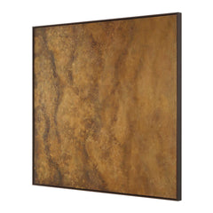 Burn Brown/Woodtone Hand Painted Canvas - Ornate Home