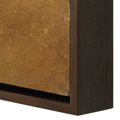 Burn Brown/Woodtone Hand Painted Canvas - Ornate Home