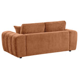 Burnett Burnt Orange 4-piece Chenille Upholstered Sofa Set - Ornate Home