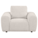 Burnett Ivory Chenille Upholstered Accent Chair - Ornate Home
