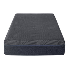Burnham Gray 11" Twin Green Tea Gel-Infused Memory Foam Mattress - Ornate Home