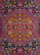 Burnt Orange Ojus Area Rug - Ornate Home