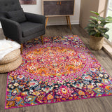 Burnt Orange Ojus Area Rug - Ornate Home