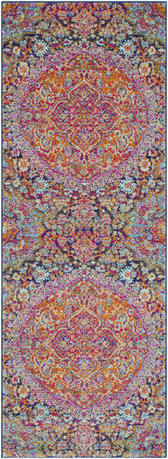 Burnt Orange Ojus Area Rug - Ornate Home