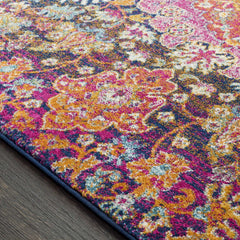 Burnt Orange Ojus Area Rug - Ornate Home