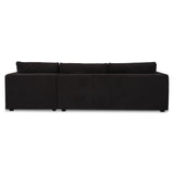 Burrow Black Sleeper Sectional With Right Storage Chaise - Ornate Home