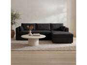 Burrow Black Sleeper Sectional With Right Storage Chaise - Ornate Home