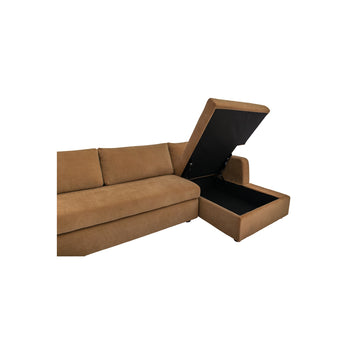 Burrow Ginger Sleeper Sectional With Right Storage Chaise - Ornate Home