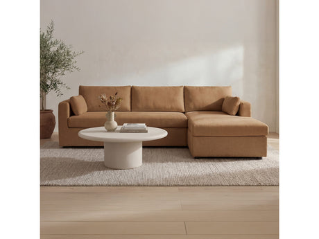 Burrow Ginger Sleeper Sectional With Right Storage Chaise - Ornate Home