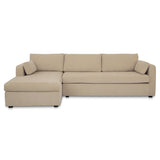 Burrow Sand Sleeper Sectional With Left Storage Chaise - Ornate Home