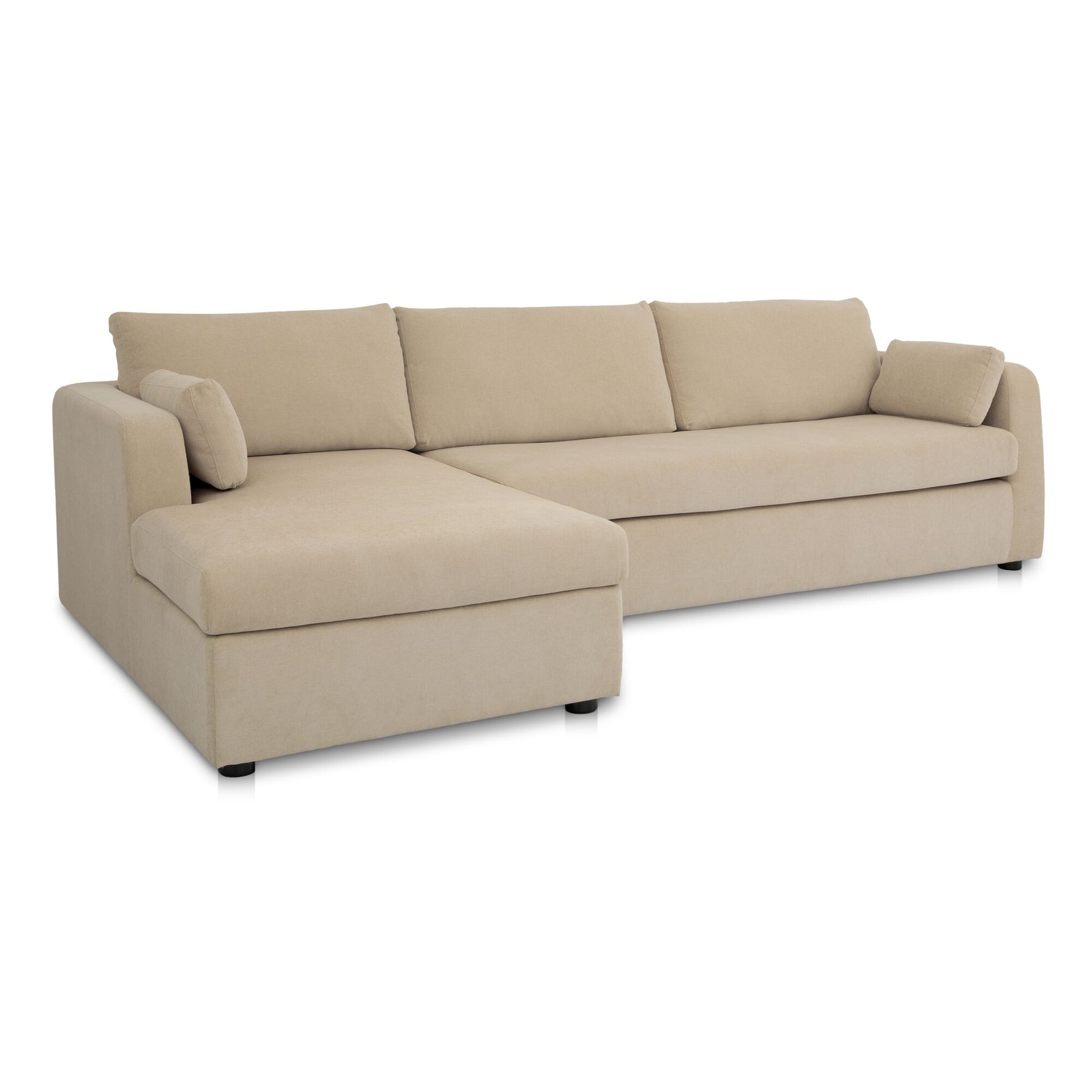 Burrow Sand Sleeper Sectional With Left Storage Chaise - Ornate Home