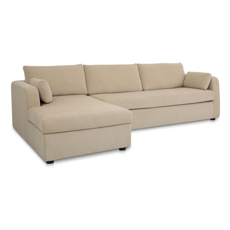 Burrow Sand Sleeper Sectional With Left Storage Chaise - Ornate Home
