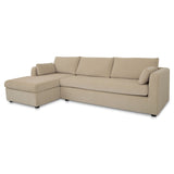 Burrow Sand Sleeper Sectional With Left Storage Chaise - Ornate Home