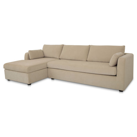 Burrow Sand Sleeper Sectional With Left Storage Chaise - Ornate Home