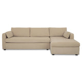 Burrow Sand Sleeper Sectional With Right Storage Chaise - Ornate Home