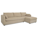 Burrow Sand Sleeper Sectional With Right Storage Chaise - Ornate Home