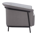 Burry Slate Gray Accent Chair - Ornate Home