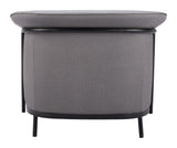Burry Slate Gray Accent Chair - Ornate Home