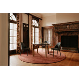 Burton Black Fade Vegan Leather Dining Chair (Set of 2) - Ornate Home