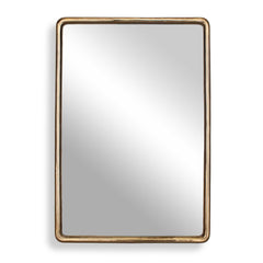 Burton Brass Indoor-Outdoor Mirror - Ornate Home