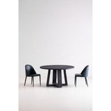 Burton Dark Teal Vegan Leather Dining Chair (Set of 2) - Ornate Home