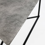 Burton Gray/Black Nesting Coffee Tables (Set of 2) - Ornate Home