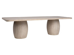 Burton Light Warm Wash Dining Table - Ornate Home